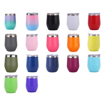 12 oz Stemless Insulated Tumbler